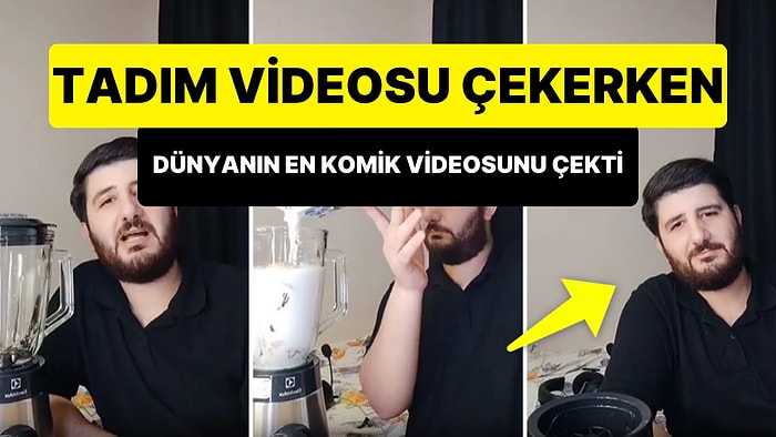 TikTok'tan Kazandığı Para ile Blender Makinası Alıp Tadım Videosu Çeken Gencin Yaşadığı Talihsiz Olay