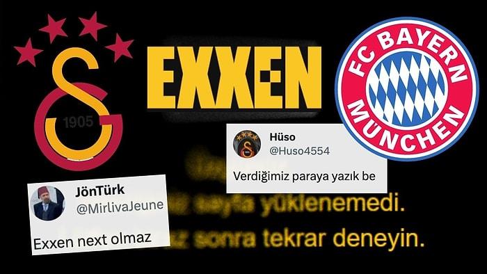 Kullanıcılar İsyan Etti! Galatasaray-Bayern Münih Maçını Yayınlayan Exxen Yine Çöktü