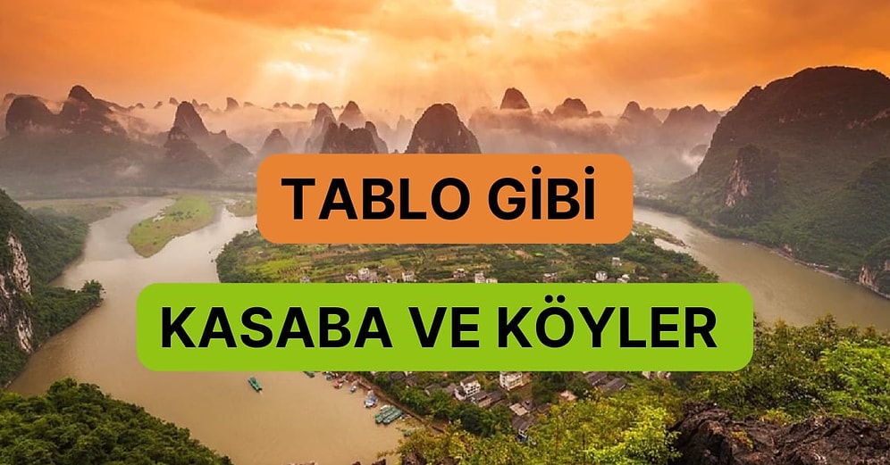 Adeta Bir Tablo: Dünyanın Her Yerinden Manzarasıyla Kendine Hayran Bırakan Kasabalar ve Köyler