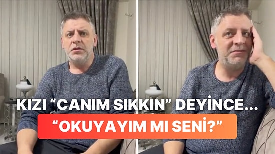 Canı Sıkkın Kızını Neşelendirmek İçin Her Şeyi Yapan Babanın Tavırları Kalplerinizi Eritecek