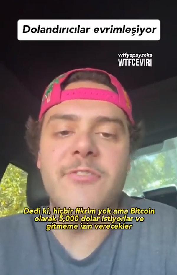 Dolandırıcılar yapay zeka ile genç adamın annesini konuştururken, onun kurtulması için Bitcoin olarak 5.000 dolar talep etmektelerdi.