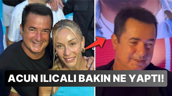 Acun Ilıcalı'nın Kameralar Önünde Sevgilisi Ayça Çağla Altunkaya'ya Yaptığı Hareket Gündem Oldu
