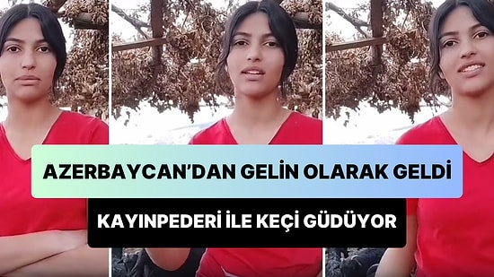 Azerbaycan'dan Gelin Olarak Gelip Keçi Güden Kadın, Köydeki Bir Gününü Anlattığı Anlar ile Gündem Oldu