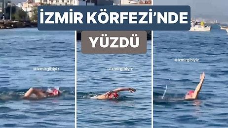 İzmir Büyükşehir Belediye Başkanı Tunç Soyer'in İzmir Körfezi'nde Yüzdüğü Anlar Gündem Oldu