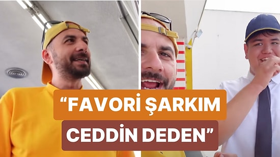 Amerika'da Video Çeken Youtuber Melih Abuaf'ın Hamburger Siparişi Verirken Kasiyer ile Yaşadığı İlginç Anlar