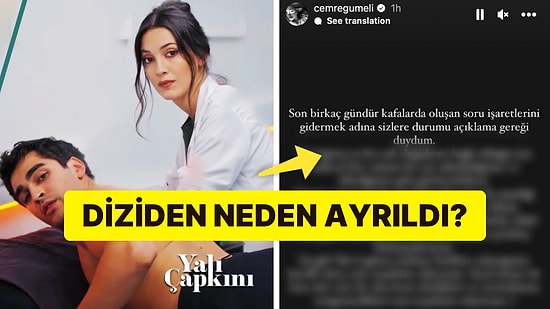 Yalı Çapkını Dizisinden Bir Anda Ayrılan Cemre Gümeli Açıklama Yaptı