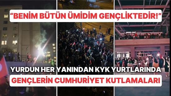 Kötü Yemekler, Zor Şartlar ve Asansör Faciasıyla Gündeme Gelen KYK Yurtlarında Cumhuriyet Bayramı Coşkusu