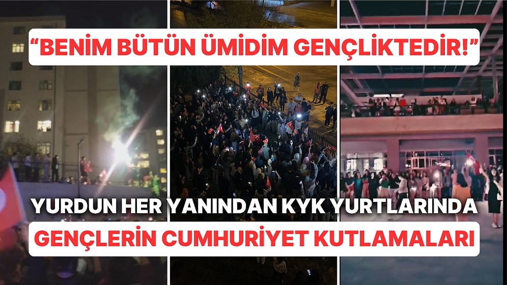 Kötü Yemekler, Zor Şartlar ve Asansör Faciasıyla Gündeme Gelen KYK Yurtlarında Cumhuriyet Bayramı Coşkusu