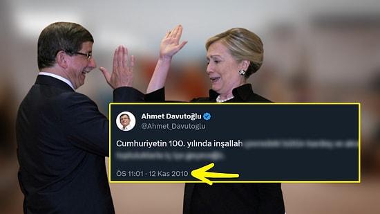 Ahmet Davutoğlu'nun 2010 Yılında Dışişleri Bakanıyken Yaptığı 100. Yıl Paylaşımı Yeniden Gündem Oldu