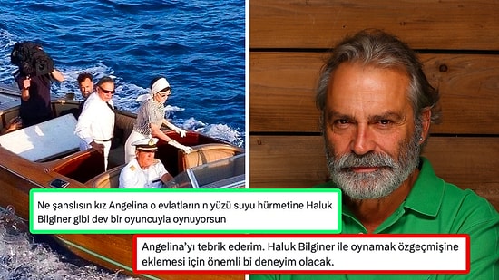 Maria Filminden Haluk Bilginer ve Angelina Jolie'nin Bir Arada Olduğu İlk Fotoğraf Geldi, Ortalık Şenlendi!