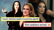 Cadılar Bayramı'nda Morticia Addams Olarak Giyinen Ünlü Şarkıcı Adele Ortalığı Yaktı Geçti! 🔥