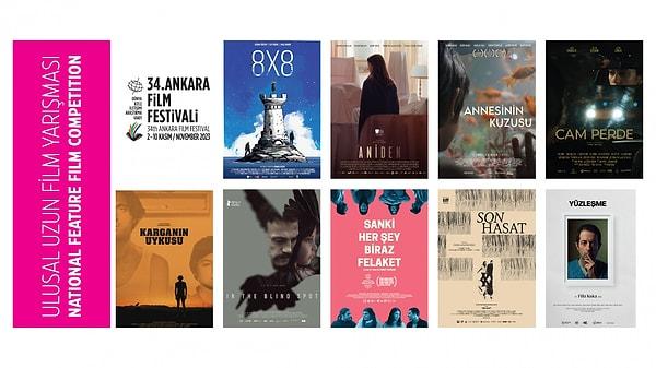 9 filmin yarışacağı festivalde  Kıvanç Sezer'in "8X8", Melis Önel'in "Aniden", Umut Evirgen'in "Annesinin Kuzusu", Fikret Reyhan'ın "Cam Perde", Tunahan Kurt'un "Karganın Uykusu", Ayşe Polat'ın "Kör Noktada", Umut Subaşı'nın "Sanki Her şey Biraz Felaket", Cemil Ağacıkoğlu'nun "Son Hasat" ve Nehir Tuna'nın "Yurt" filmleri yarışacak.