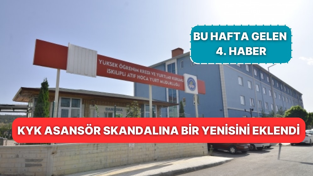Yine KYK Yine İsyan: 6 Öğrenci KYK'da Asansörde Kaldı