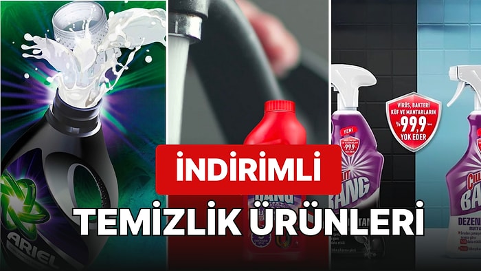 Park Bahçe Demeden Hunharca Temizlik Yapmak İsteyenlerin Tercih Ettiği Haftanın İndirimli Temizlik Ürünleri