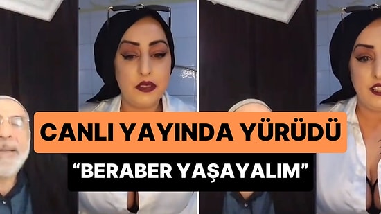'İmam Ali' İsmiyle Bilinen Adamın TikTok Canlı Yayınında Dekolteli Kadına Yürüdüğü Anlar Gündem Oldu