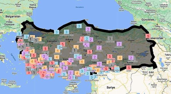 Bu harita, Ege'den Akdeniz'e, İç Anadolu'dan Marmara Bölgesi'ne kadar Türkiye'nin dört bir yanını süsleyen antik şehirleri bir araya getirerek gezi rotanızı kolayca planlamanıza imkan tanıyor.