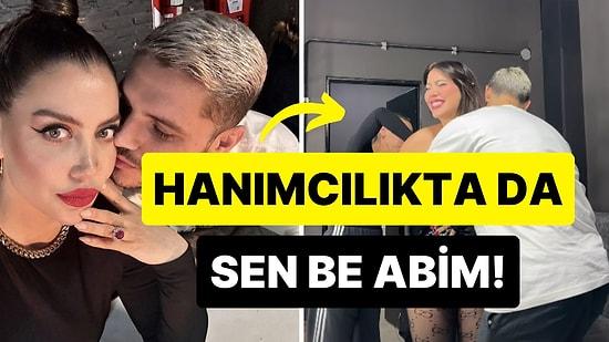 Wanda Nara'nın Elbisesini Giymesine Yardım Eden Icardi, Fenerbahçeli Kızları Bile Düşürdü!