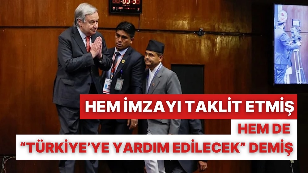 Türkiye'de Olan Depremi ve Birleşmiş Milletler'in İmzasını Kullanarak Nepal'i Halkını Dolandırdı