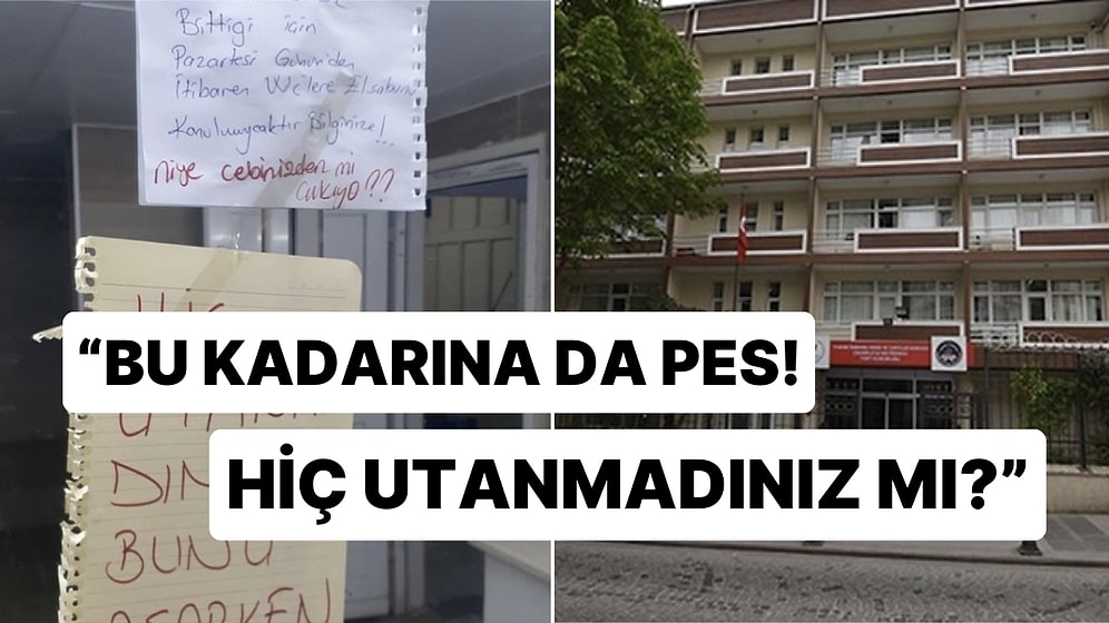 KYK Yurdunda El Sabunu Bittiği için Duvarlara Asıldığı İddia Edilen Kağıtta Yazanlar İnfial Yarattı