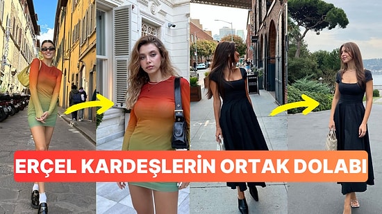 Hande Erçel ve Gamze Erçel Kardeşler Dolaplarındaki Ortak Eşyalarıyla Sosyal Medyayı Yakıp Geçtiler!