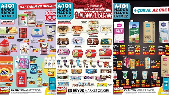 4 - 10 Kasım 2023 A101 Haftanın Yıldızları Kataloğu