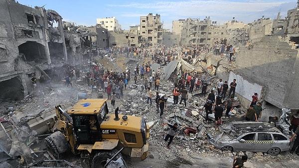 İsrail ordusu tarafından Gazze'ye saldırılan devam ederken ABD'den Filistinlere açıklama geldi.