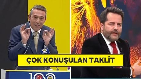 Fenerbahçe Başkanı Ali Koç, Galatasaray Başkan Vekili Erdem Timur'un Taklidini Yaptı