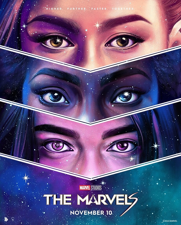 'The Marvels'ın dünyasından yeni bir afiş yayınlandı.👇