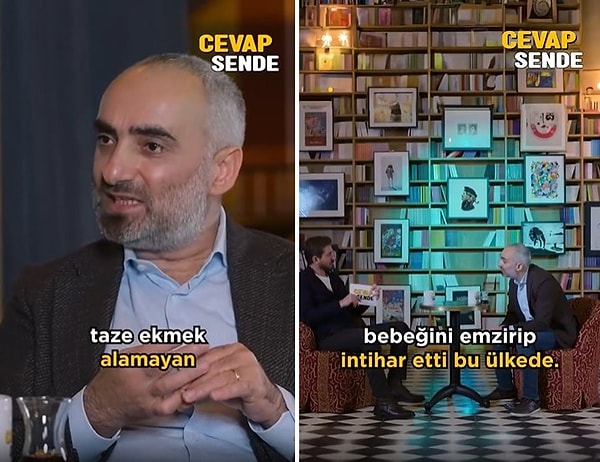 Mahmut Göde’nin sunduğu programa konuk olan Saymaz, "Sen 750.000 TL'yi bir günde harcadığını söylüyorsun, öyle mi? Sen kahveye altın tozu döküyorsun, öyle mi? Bunu sana yedirirler. Bunu bu memlekette sana yedirirler. Yedirdiler de" dedi.