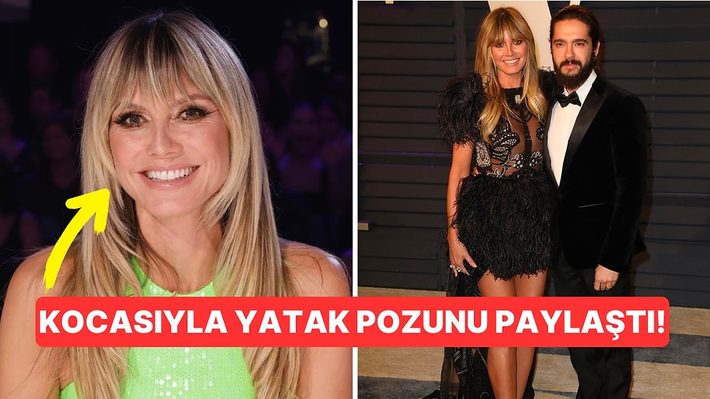Heidi Klum Kocasına Attığı Çıplak Yatak Pozunu Sosyal Medya Hesabında Paylaştı!