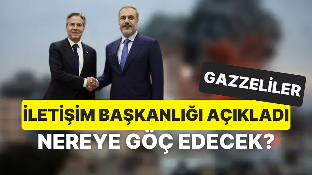 "Gazzelilerin Türkiye'ye Yerleştirileceği" İddialarına İletişim Başkanlığından Açıklama Geldi