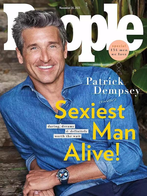 Birçok kişi tarafından "McDreamy" olarak bilinen Patrick Dempsey, People dergisinin 2023 yılının Yaşayan En Seksi Erkeği seçildi.