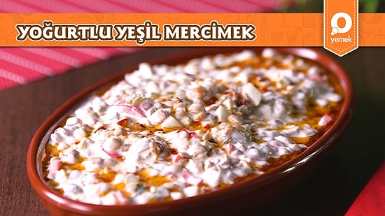 Ev Yapımı Yoğurtlu, Yeşil Mercimek Salatası Nasıl Yapılır?