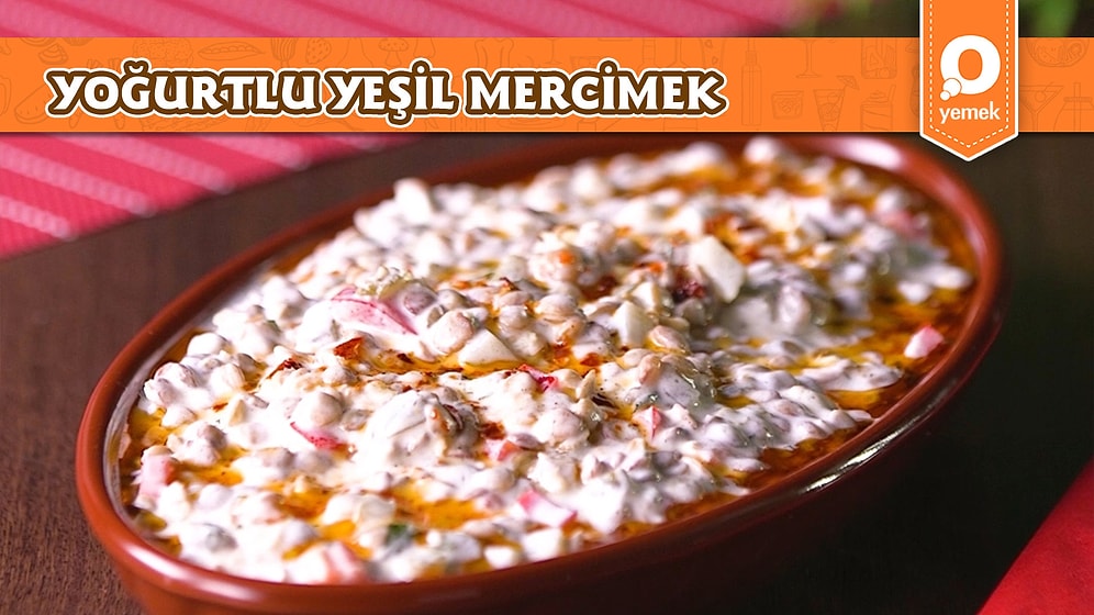 Ev Yapımı Yoğurtlu, Yeşil Mercimek Salatası Nasıl Yapılır?