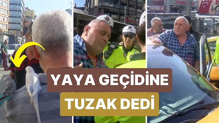 Yaya Geçidini Dikkate Almayınca Ceza Alan Taksiciden İlginç Sözler: "Yaya Gelip Atlarsa Önüme Ben Ne Yapayım"