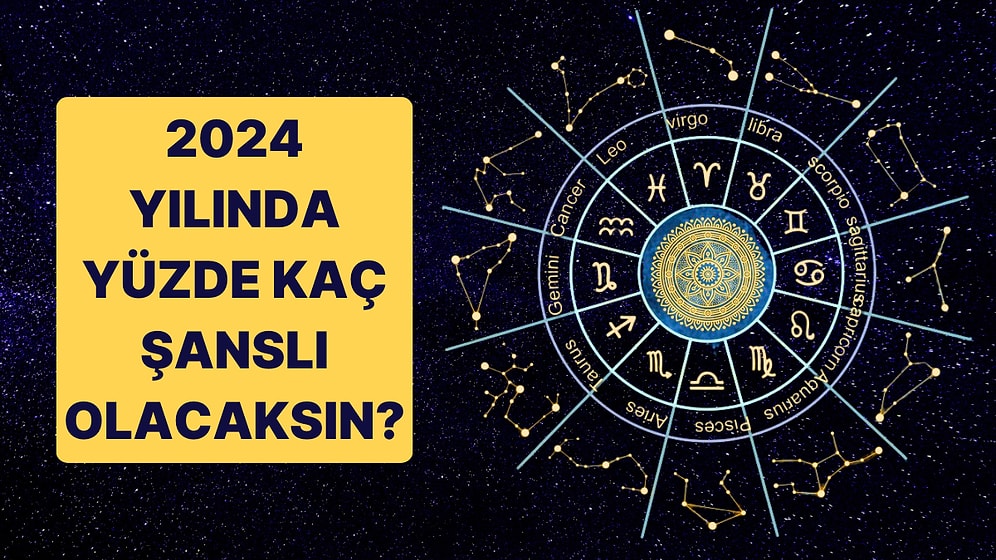 Burcuna Göre 2024 Yılında Yüzde Kaç Şanslı Olacaksın?