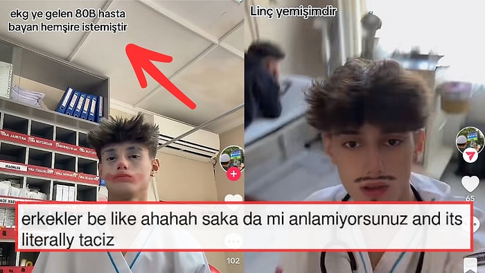 Hastanede Bile Huzur Yok: Stajyer Hemşirin TikTok'taki Taciz Şakası Tepkilerin Odağında