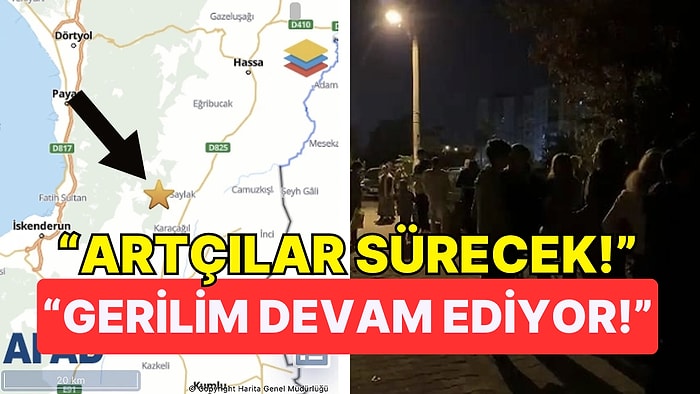 Uzmanlar Hatay'da Yaşanan 4.8 Büyüklüğündeki Deprem ile İlgili Önemli Uyarılarda Bulundu