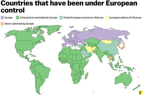 3. Avrupa kontrolü altına girmiş olan ülkeler.