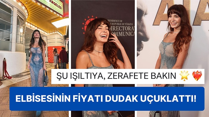 Los Angeles'ta Düzenlenen Türk Film Günlerine Katılan Ebru Şahin'in Davet Şıklığının Bedeli Belli Oldu!