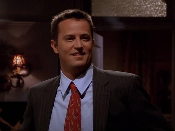 "İlk başta senaryoda Chandler bir otel odasına gidiyor ve benim canlandırdığım oda servisi karakteriyle bir bağ kuruyor ve Monica'yı aldatıyor."