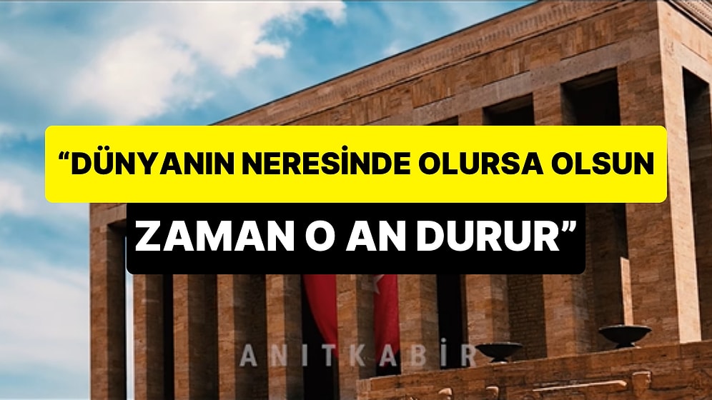 Türk Hava Yolları'ndan 10 Kasım Paylaşımı: 'Dünyanın Neresinde Olursa Olsun Zaman O An Durur'