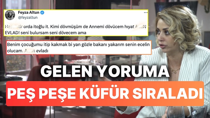 Bütün Fenomenleri Tek Tek Mercek Altına Alan Feyza Altun Gelen Yoruma Dayanamayıp Ardı Arkasına Küfür Sıraladı