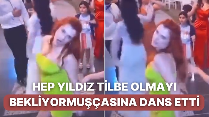 Objektif Ona Dönünce Bir Anda İçinden Yıldız Tilbe Çıkan Genç Kadın