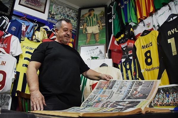 Amatör futbolcu olarak gençlik yıllarını geçiren 64 yaşındaki Mehmet Ceylan, spor sevdasından hiçbir zaman vazgeçmedi.
