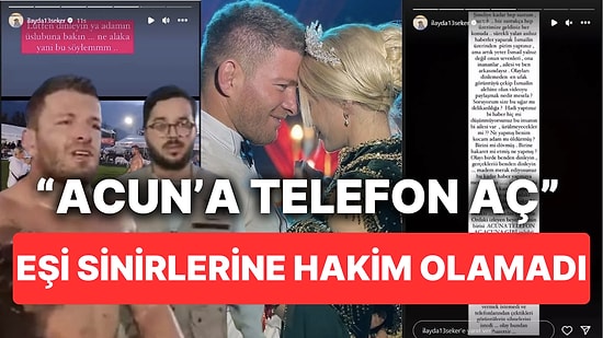 İsmail Balaban'ın Eşi İlayda Şeker Güreş Esnasında "Acun'a Telefon Aç" Diyenlere Açtı Ağzını Yumdu Gözünü