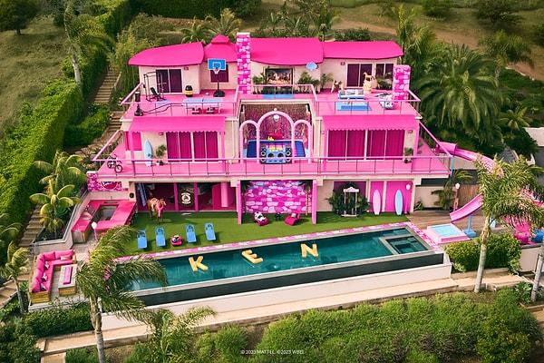 Hatta Barbie filminin tanıtımı için gerçek bir Barbie evi bile tasarlanmıştı.