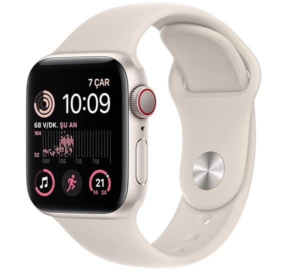 9. Apple Watch SE (2. Nesil) [GPS + Cellular 40 mm] Akıllı Saat
