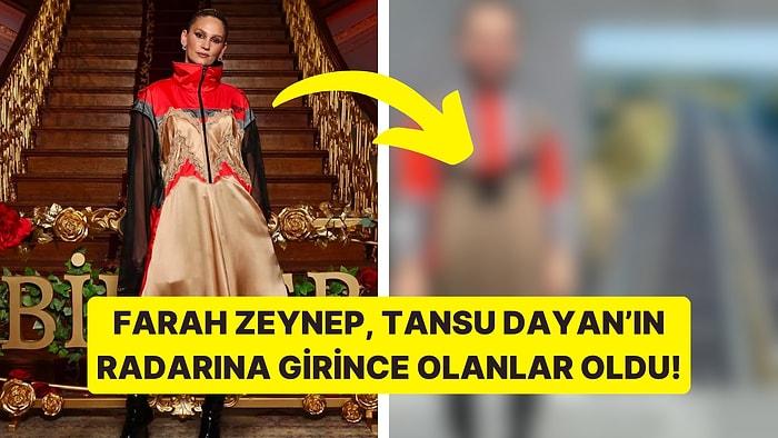 Tansu Dayan, Farah Zeynep Abdullah'ın 'Bihter'in Galasında Giydiği Sıra Dışı Kıyafeti Tiye Alınca Olanlar Oldu
