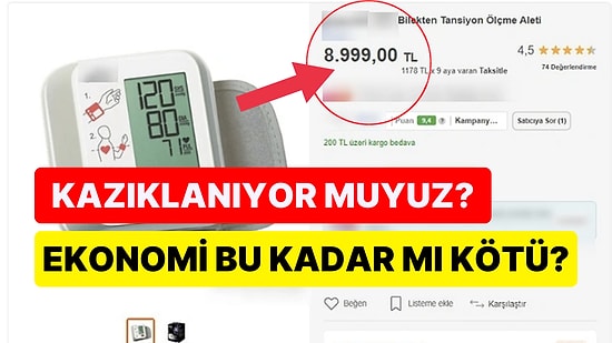 Dört Yıl Önce Aldığı Tansiyon Aletinin Bugünkü Fiyatını Görünce Gözlerine İnanamadı